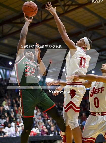 Thumbnail 3 in Lawrence North vs. Jeffersonville (IHSAA 4A New Castle Semi State Final) photogallery.