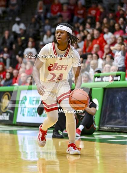 Thumbnail 3 in Lawrence North vs. Jeffersonville (IHSAA 4A New Castle Semi State Final) photogallery.