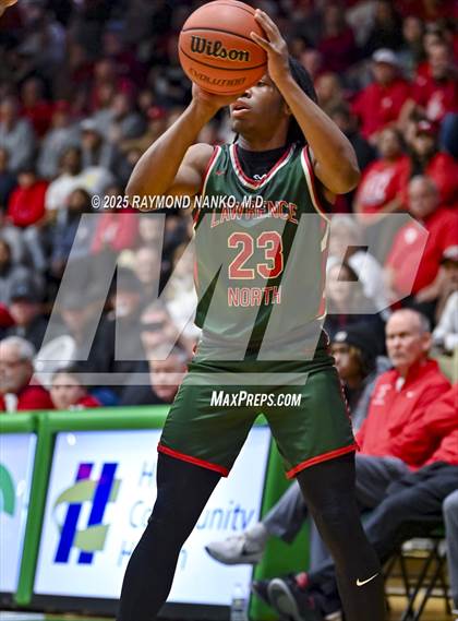 Thumbnail 2 in Lawrence North vs. Jeffersonville (IHSAA 4A New Castle Semi State Final) photogallery.