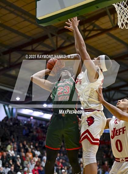 Thumbnail 3 in Lawrence North vs. Jeffersonville (IHSAA 4A New Castle Semi State Final) photogallery.