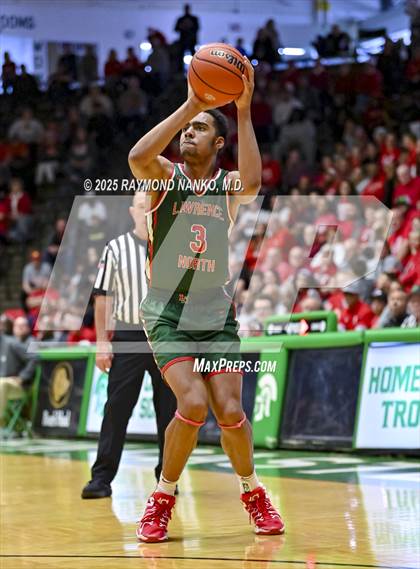 Thumbnail 2 in Lawrence North vs. Jeffersonville (IHSAA 4A New Castle Semi State Final) photogallery.