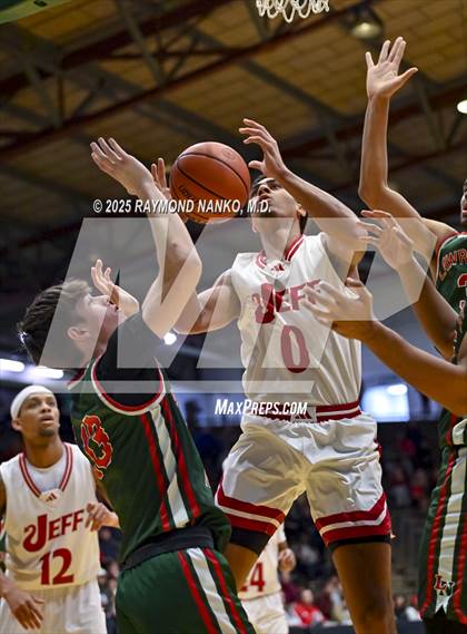 Thumbnail 3 in Lawrence North vs. Jeffersonville (IHSAA 4A New Castle Semi State Final) photogallery.