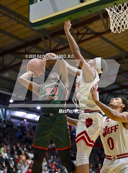Thumbnail 1 in Lawrence North vs. Jeffersonville (IHSAA 4A New Castle Semi State Final) photogallery.