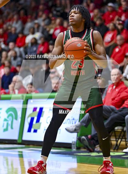 Thumbnail 1 in Lawrence North vs. Jeffersonville (IHSAA 4A New Castle Semi State Final) photogallery.