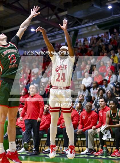 Thumbnail 3 in Lawrence North vs. Jeffersonville (IHSAA 4A New Castle Semi State Final) photogallery.