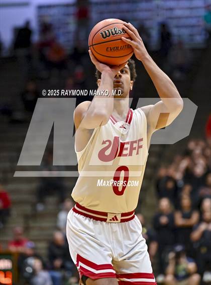Thumbnail 3 in Lawrence North vs. Jeffersonville (IHSAA 4A New Castle Semi State Final) photogallery.