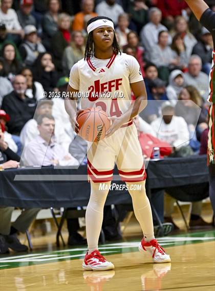 Thumbnail 3 in Lawrence North vs. Jeffersonville (IHSAA 4A New Castle Semi State Final) photogallery.