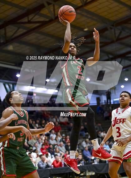 Thumbnail 3 in Lawrence North vs. Jeffersonville (IHSAA 4A New Castle Semi State Final) photogallery.