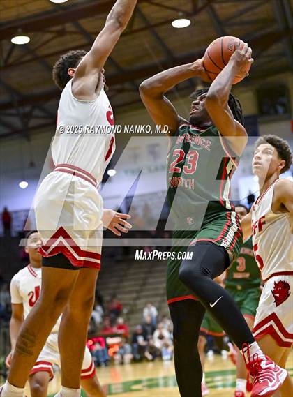 Thumbnail 3 in Lawrence North vs. Jeffersonville (IHSAA 4A New Castle Semi State Final) photogallery.