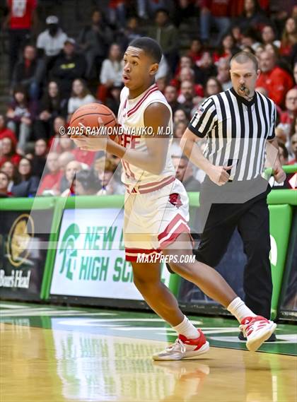 Thumbnail 2 in Lawrence North vs. Jeffersonville (IHSAA 4A New Castle Semi State Final) photogallery.