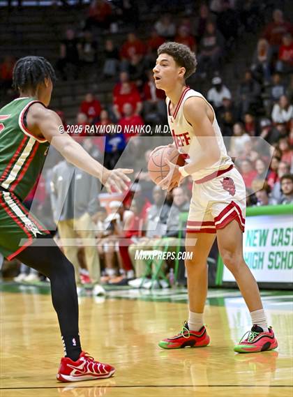 Thumbnail 1 in Lawrence North vs. Jeffersonville (IHSAA 4A New Castle Semi State Final) photogallery.
