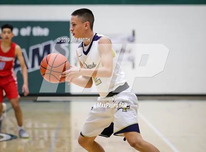 Thumbnail 3 in Santa Fe vs. Socorro (Jalene Berger Allstate Holiday Tournament) photogallery.