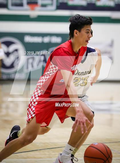 Thumbnail 2 in Santa Fe vs. Socorro (Jalene Berger Allstate Holiday Tournament) photogallery.
