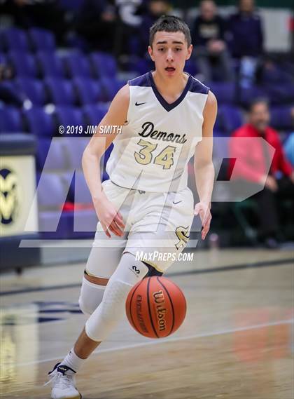 Thumbnail 3 in Santa Fe vs. Socorro (Jalene Berger Allstate Holiday Tournament) photogallery.