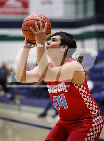 Thumbnail 3 in Santa Fe vs. Socorro (Jalene Berger Allstate Holiday Tournament) photogallery.