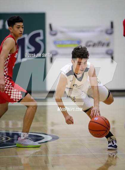 Thumbnail 3 in Santa Fe vs. Socorro (Jalene Berger Allstate Holiday Tournament) photogallery.