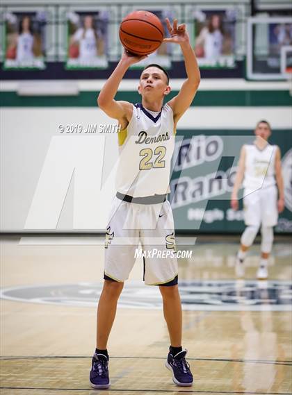 Thumbnail 2 in Santa Fe vs. Socorro (Jalene Berger Allstate Holiday Tournament) photogallery.