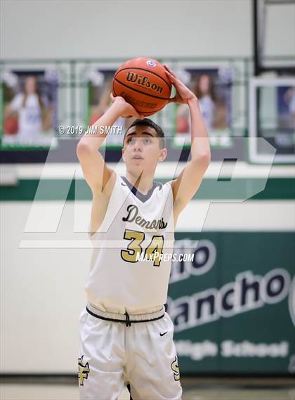 Thumbnail 3 in Santa Fe vs. Socorro (Jalene Berger Allstate Holiday Tournament) photogallery.