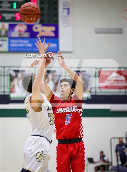 Thumbnail 2 in Santa Fe vs. Socorro (Jalene Berger Allstate Holiday Tournament) photogallery.