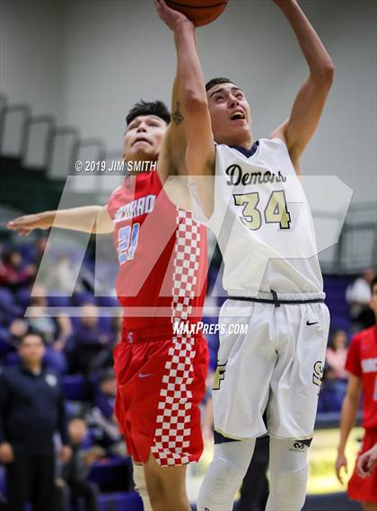 Thumbnail 3 in Santa Fe vs. Socorro (Jalene Berger Allstate Holiday Tournament) photogallery.