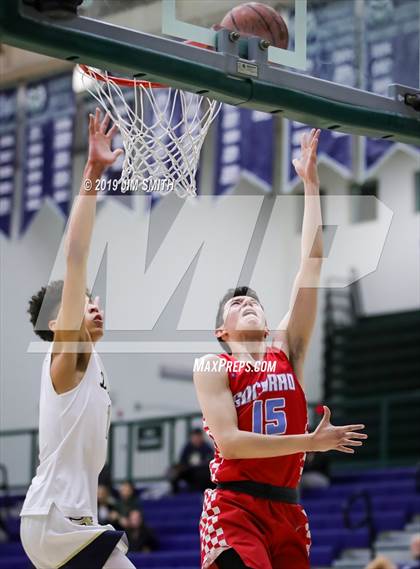 Thumbnail 3 in Santa Fe vs. Socorro (Jalene Berger Allstate Holiday Tournament) photogallery.