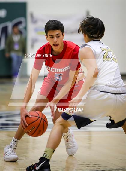 Thumbnail 1 in Santa Fe vs. Socorro (Jalene Berger Allstate Holiday Tournament) photogallery.