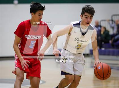 Thumbnail 1 in Santa Fe vs. Socorro (Jalene Berger Allstate Holiday Tournament) photogallery.