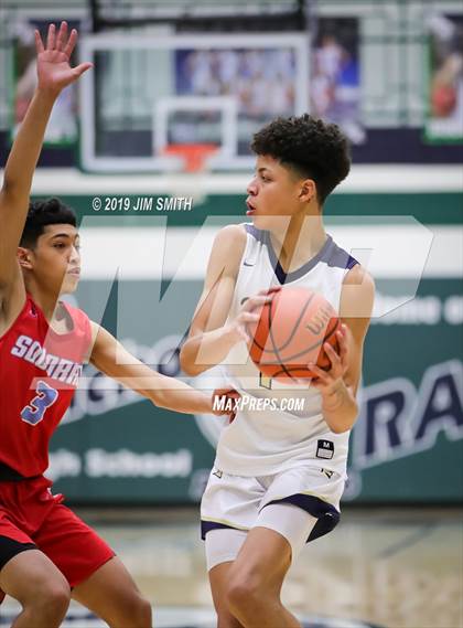 Thumbnail 2 in Santa Fe vs. Socorro (Jalene Berger Allstate Holiday Tournament) photogallery.
