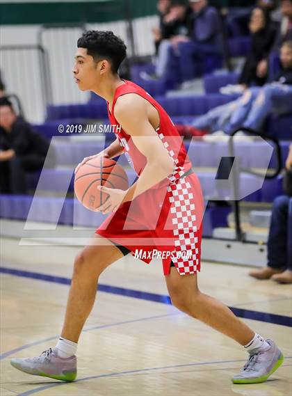 Thumbnail 1 in Santa Fe vs. Socorro (Jalene Berger Allstate Holiday Tournament) photogallery.