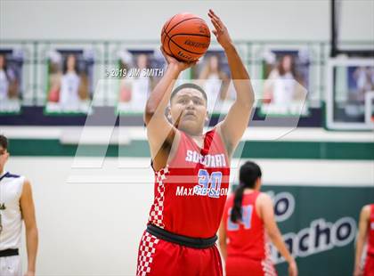 Thumbnail 3 in Santa Fe vs. Socorro (Jalene Berger Allstate Holiday Tournament) photogallery.