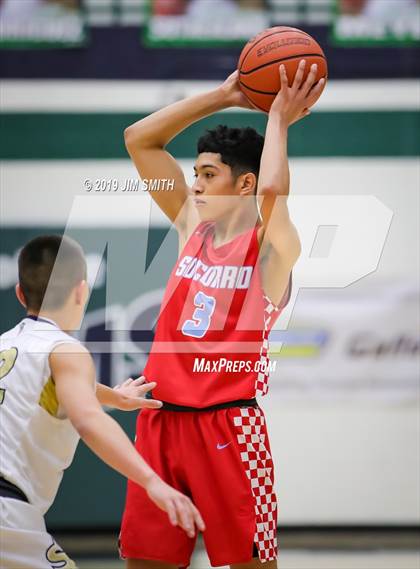 Thumbnail 3 in Santa Fe vs. Socorro (Jalene Berger Allstate Holiday Tournament) photogallery.