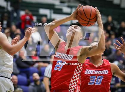 Thumbnail 2 in Santa Fe vs. Socorro (Jalene Berger Allstate Holiday Tournament) photogallery.