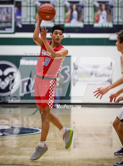 Thumbnail 1 in Santa Fe vs. Socorro (Jalene Berger Allstate Holiday Tournament) photogallery.