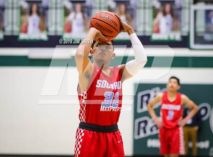 Thumbnail 3 in Santa Fe vs. Socorro (Jalene Berger Allstate Holiday Tournament) photogallery.