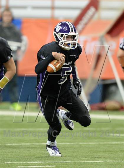 Thumbnail 2 in Aquinas  vs. Monroe-Woodbury (NYSPHSAA Class AA Final) photogallery.