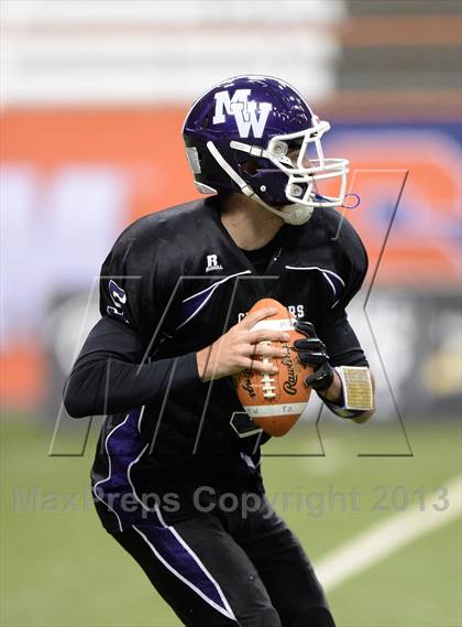 Thumbnail 3 in Aquinas  vs. Monroe-Woodbury (NYSPHSAA Class AA Final) photogallery.