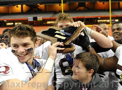 Thumbnail 2 in Aquinas  vs. Monroe-Woodbury (NYSPHSAA Class AA Final) photogallery.