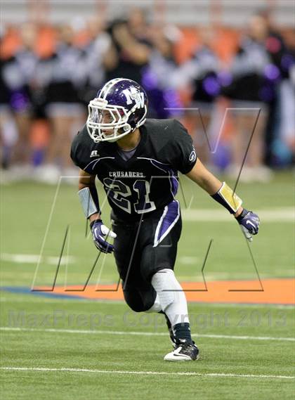 Thumbnail 2 in Aquinas  vs. Monroe-Woodbury (NYSPHSAA Class AA Final) photogallery.