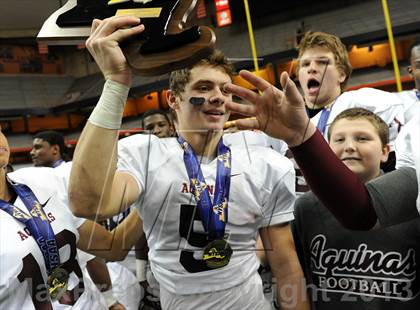 Thumbnail 3 in Aquinas  vs. Monroe-Woodbury (NYSPHSAA Class AA Final) photogallery.