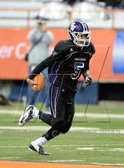 Thumbnail 3 in Aquinas  vs. Monroe-Woodbury (NYSPHSAA Class AA Final) photogallery.