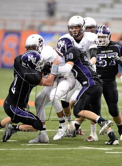 Thumbnail 3 in Aquinas  vs. Monroe-Woodbury (NYSPHSAA Class AA Final) photogallery.