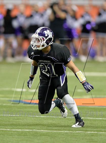 Thumbnail 3 in Aquinas  vs. Monroe-Woodbury (NYSPHSAA Class AA Final) photogallery.