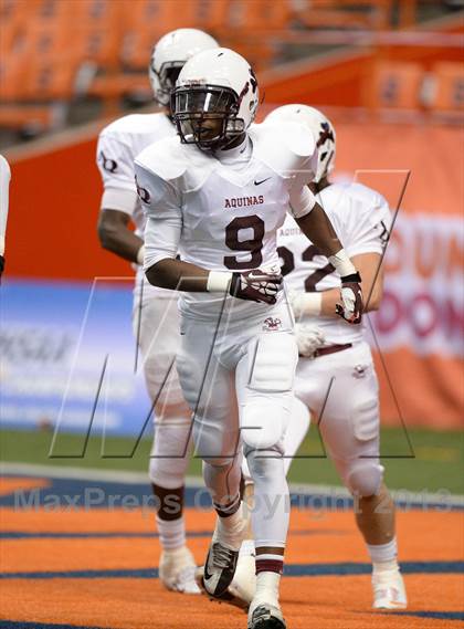 Thumbnail 3 in Aquinas  vs. Monroe-Woodbury (NYSPHSAA Class AA Final) photogallery.
