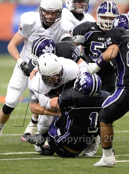 Thumbnail 3 in Aquinas  vs. Monroe-Woodbury (NYSPHSAA Class AA Final) photogallery.