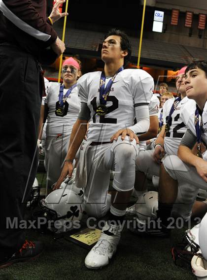 Thumbnail 2 in Aquinas  vs. Monroe-Woodbury (NYSPHSAA Class AA Final) photogallery.