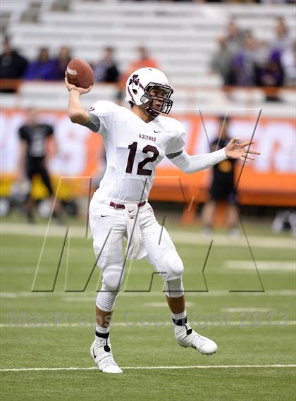Thumbnail 2 in Aquinas  vs. Monroe-Woodbury (NYSPHSAA Class AA Final) photogallery.