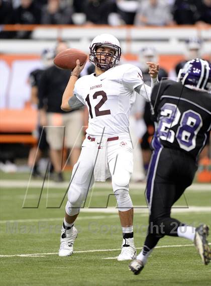 Thumbnail 1 in Aquinas  vs. Monroe-Woodbury (NYSPHSAA Class AA Final) photogallery.