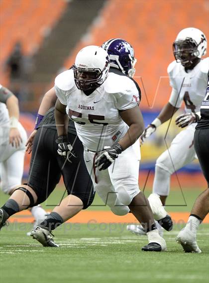 Thumbnail 3 in Aquinas  vs. Monroe-Woodbury (NYSPHSAA Class AA Final) photogallery.