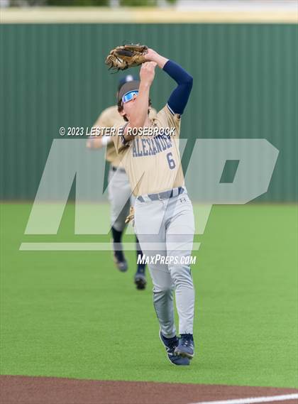 Thumbnail 1 in Alexander vs. Brennan (UIL 6A Bi-District Playoffs) photogallery.