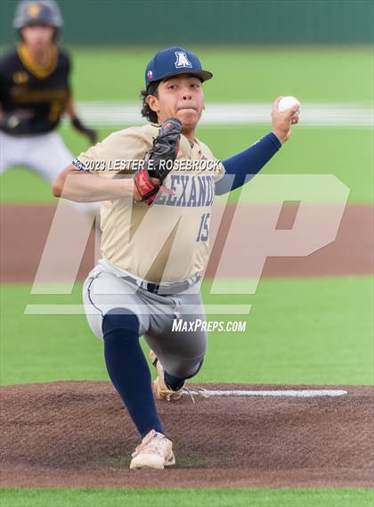 Thumbnail 3 in Alexander vs. Brennan (UIL 6A Bi-District Playoffs) photogallery.
